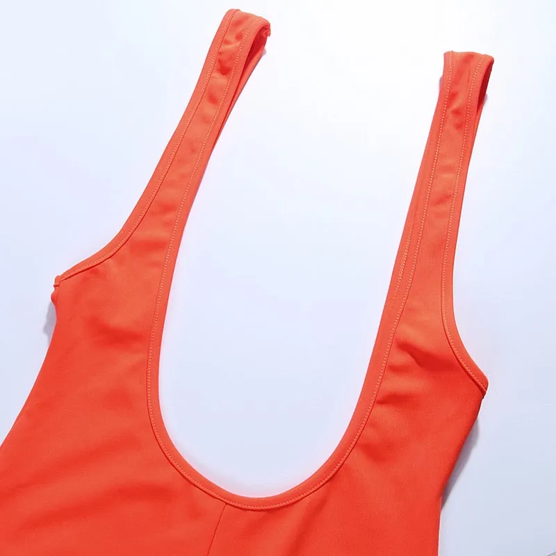 Women's Summer Casual Stretchy Bodycon Jumpsuit