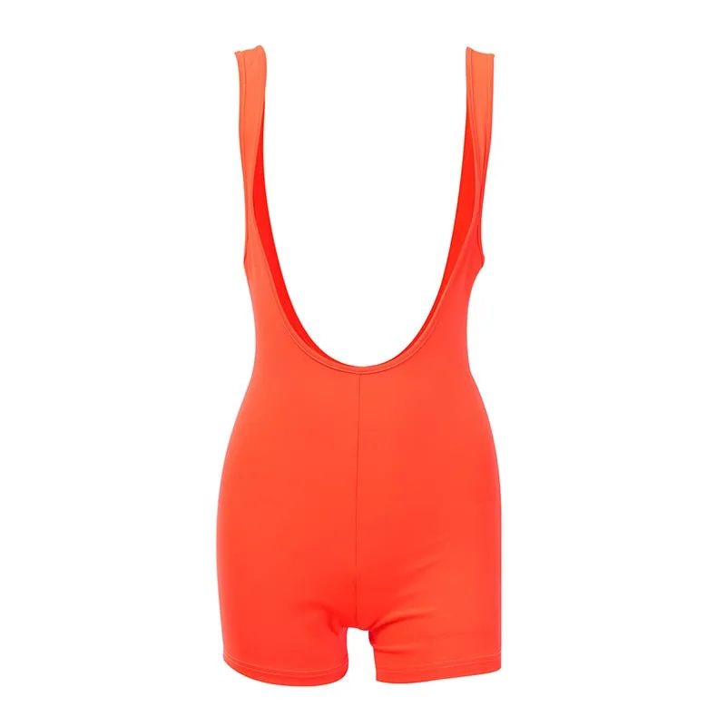 Women's Summer Casual Stretchy Bodycon Jumpsuit