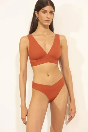 Ziggy Plunge Bikini Top by Else