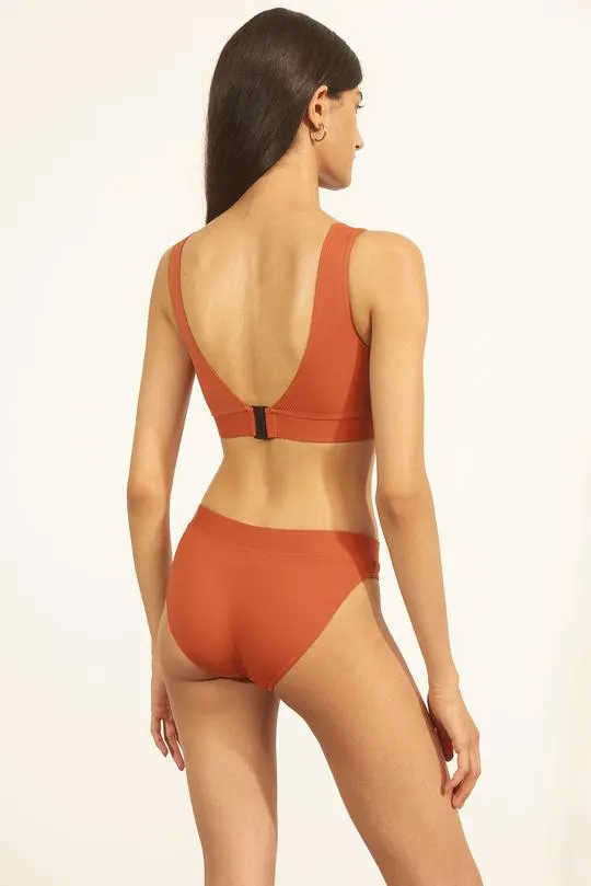 Ziggy Plunge Bikini Top by Else
